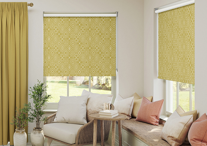 Newquay, Mustard - Twist&Fit Roller Blind - Image 3